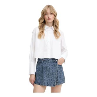 A|X Armani Exchange Camicia in Cotone - - Blouses & Shirts - Donna - Bianco - L