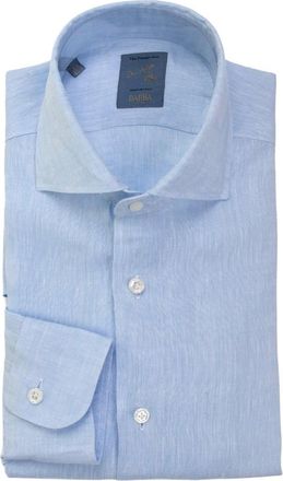 Barba Heren, Overhemden, Blauw, Maat: XL