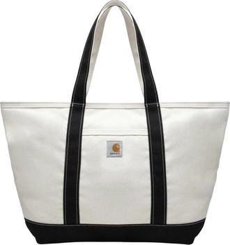Carhartt Work in Progress Canvas Beach Tote - Heren - Shoppers - Beige - ONE Size - Katoen - Tassen
