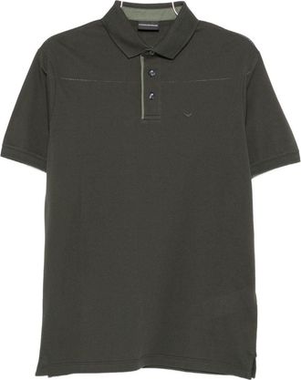 Emporio Armani Logo Cotton Polo Shirt