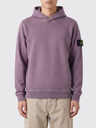 Stone Island Felpa con cappuccio in cotone
