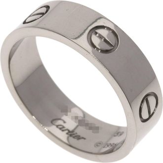Cartier Love White Gold (18K) Band Ring (Pre-Owned)