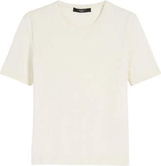 Max Mara Trui Zibetto - Dames - T-shirts - Beige - S - Tops