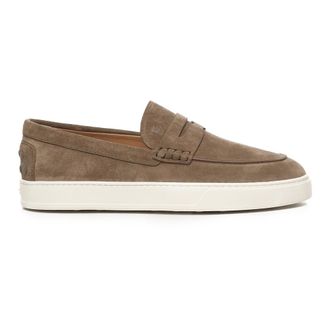 Tod's Tods, Loafers, male, Brown, Size: 11 US Flat Moccasin Shoes