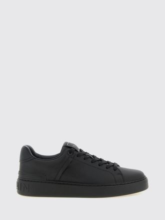 Balmain B-Court Bicolour Smooth Calf Leather Trainers