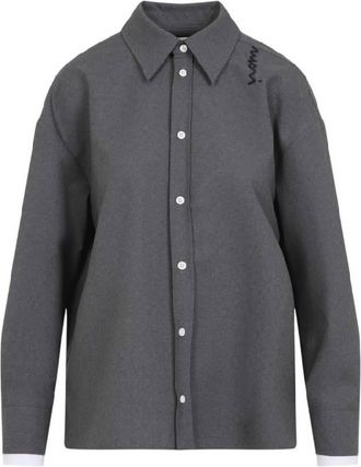 Marni Long Sleeve Shirt, Brand Size 40 (US Size 8)