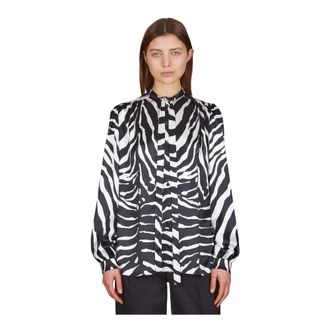 Dolce & Gabbana Dames, Blouses & Shirts, Zwart, Maat: XS Zijde