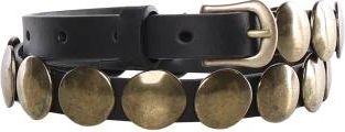 Golden Goose Trinidad Leather Belt - Dames - Riemen - Zwart - 80 CM - Leer - Accessoires