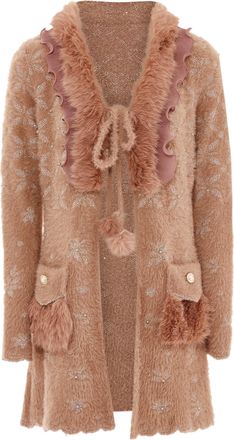 Faina Vest Dames Donkerroze ros&eacute;goud