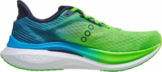 Saucony Mens Endorphin Speed 5 Running Shoes In Slime/cobalt