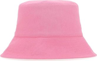 Nanushka Womens Organic Cotton Bucket Hat Pink