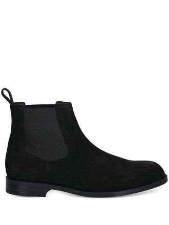 BOSS pull-tab Chelsea boots - Black