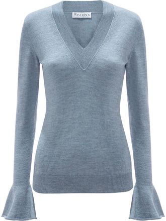 J.W.Anderson Maglione con logo - Blu