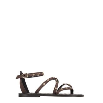 K.Jacques Flat Sandals, female, Brown, Size: 11 US Epicure Sandal