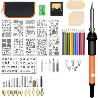 OEM Kit Para Pirograbado De Madera, 60 W Con Control De Temperatura, L&aacute;piz Para Madera, Herramientas De Grabado, Puntas Para Grabado En Madera, Puntas Par