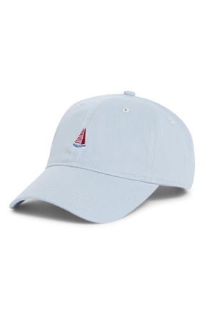 Frasier Sterling Set Sail Baseball Cap in Baby Blue at Nordstrom