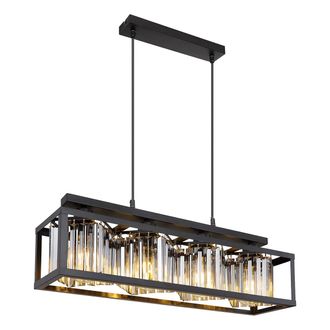 Globo Lighting L&aacute;mpara Colgante - Mathilde - Negro - Vidrio Metal Vidrio - Globo