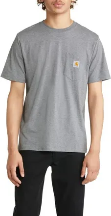 Carhartt Work in Progress Logo Pocket T-Shirt in Styx at Nordstrom, Size Xx-Large