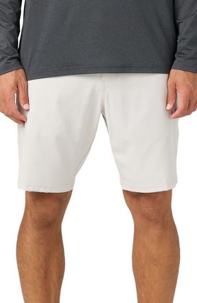O'Neill Reserve Light Check Water Repellent Bermuda Shorts in Fog at Nordstrom, Size 31