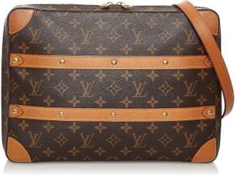 Louis Vuitton Pre-owned Soft Trunk - Dames - Vintage Schoudertas - Bruin - ONE Size - Leer - Vintage