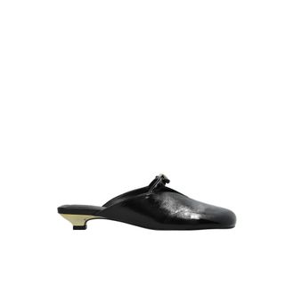 Ganni Heeled Mules - Dames - Muiltjes - Zwart - 39 EU - Schoenen