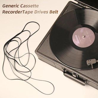 OEM 10 Correas Para Tocadiscos (m&aacute;s 1 De 154 Mm De Regalo), De Varios Tama&ntilde;os, De Goma, Para Discos De Vinilo Y Gram&oacute;fonos
