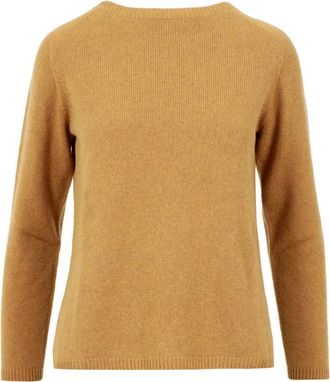 Max Mara Fresia Sweater - Dames - Ronde hals truien - Bruin - XS - Wol - Truien & Vesten