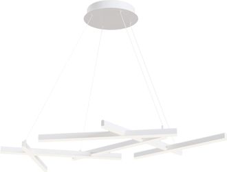 Maytoni Höhenverstellbare LED-Hängelampe Line White ø 101 cm
