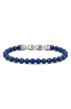 Vincero Spiritual Bead Birthstone Bracelet in September /Lapis at Nordstrom, Size 8.5