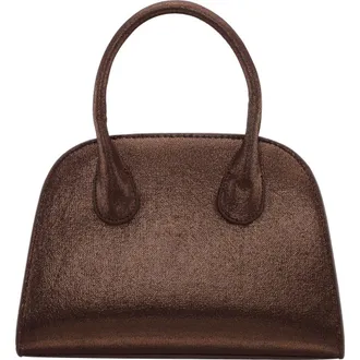 Nina Ainsley Top Handle Bag in Bronze at Nordstrom