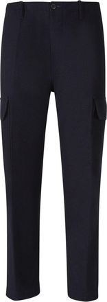 Incotex cargo flannel trousers - Blue