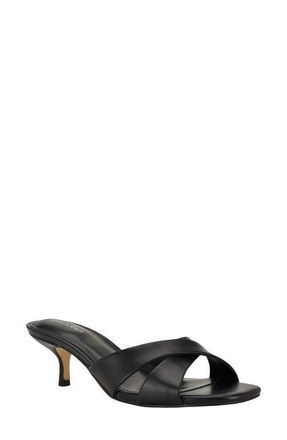 Calvin Klein Skylor Slide Sandal in Black at Nordstrom, Size 7.5