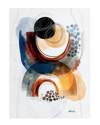 Empire Art Direct Moving Mountains Washable Geometric Art Area Rug