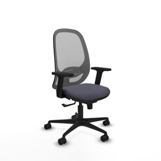 Piqueras y Crespo Silla De Trabajo Piqueras Y Crespo Cilanco Gris Malla Ergon&oacute;mica