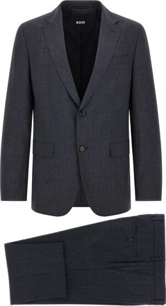 HUGO BOSS P-Huge 2Pcs Flwg-263 Pak - Heren - Business pakken - Blauw - XL - Wol - Kostuums