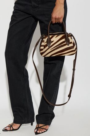 Yuzefi Oyster Mini Duffle Bag, Womens, Brown