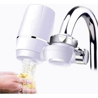 OEM Purificador De Agua Para Grifo, Grifo De Cocina Limpio Que Elimina Impurezas Y &Oacute;xido Del Agua, Mini Filtro De Agua De Cer&aacute;mica Lavable