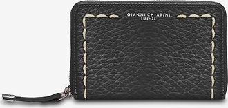 Gianni Chiarini Kompakte Brieftasche aus Leder mit Reissverschluss Bubble