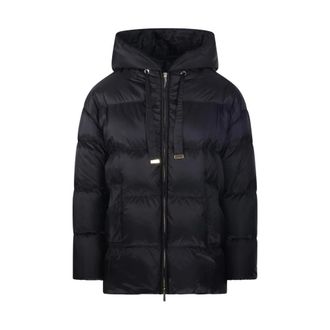 Max Mara Nerine Gewatteerde Korte Jas - Dames - Jassen - Zwart - Maat: 3XS Leer