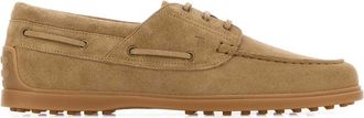 Tod's Tods Beige Suede Loafers
