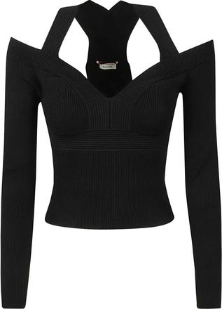 Alexander McQueen Dames, Tops, Zwart, Maat: M