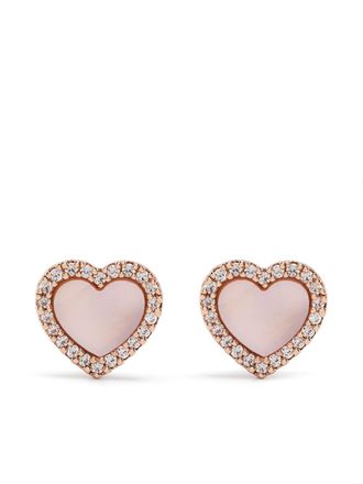 APM Monaco Oorbellen met hart bedel - Goud