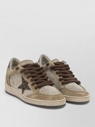 Golden Goose ballstar suede sneakers star detail