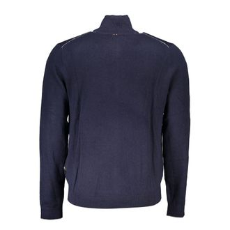 Napapijri Logo-Embroidered Cardigan - Navy