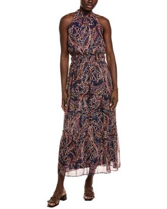 Julia Jordan Printed Chiffon Maxi Dress