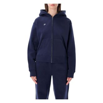 PANGAIA Classic Zip HW - - Sweatshirts & Hoodies - Donna - Blu - S