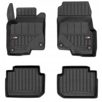 OEM Alfombras De Goma Para Puerta Smart Forfour 1 2004-2006 Con Canaleta 3d