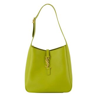 Saint Laurent Shoulder Bags, female, Green, Size: ONE SIZE Le 5 &agrave; 7 Small