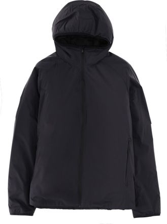 HUGO BOSS Navy Blue Solid Hood Jacket