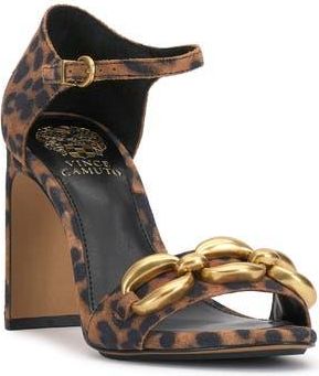 Vince Camuto Aurelia Ankle Strap Sandal in Camel at Nordstrom Rack, Size 8.5